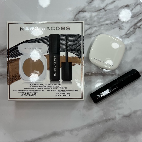 Marc Jacobs Bold Bronze Major Mascara Travel Size Bronzer and Mascara Duo Set - Picture 1 of 9